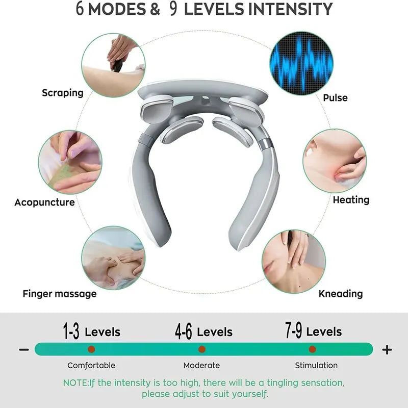 Neck Massage Machine 4 Head