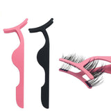 False Eyelash Tweezers Fake Eye Lash Applicator Eyelash Extension Curler Nipper Auxiliary Clip Clamp Makeup Forceps Tools