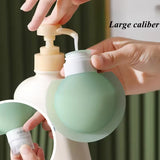 3Pcs\Set mini shampoo dispenser portable travel bottle set silicone refillable travel bottles