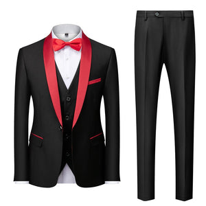 New Grooms men Men Wedding Suits Shawl Lapel Groom Tuxedos