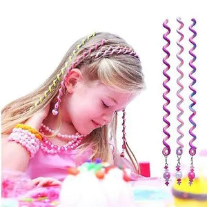 3Pcs/Set Girl Mom Curler Hair Braid hair styling tools hair roller woman girl Braid Maintenance The princess hair accessory