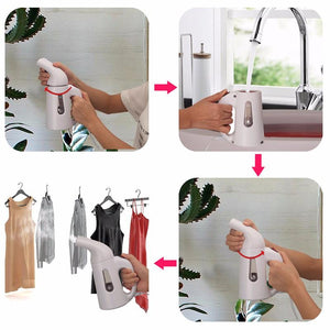 Mini Steam Iron Handheld dry Cleaning Brush Clothes Household Appliance Portable Travel Garment Steamers