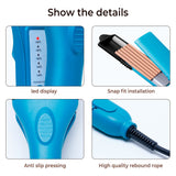 3D hair imprinting  3D Hair Press Iron Hair Straightener Electric Straightening Curling Imprinting 3D Hair Crimper