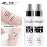 MISS ROSE Moisturizing And Nourishing Long-Lasting Makeup Fixing Lotion 100ml Frosted Bottle Clear Makeup Setting Spray