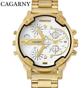 Cagarny Men's Watches Men Quartz Wristwatches