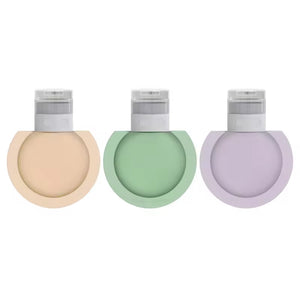 3Pcs\Set mini shampoo dispenser portable travel bottle set silicone refillable travel bottles